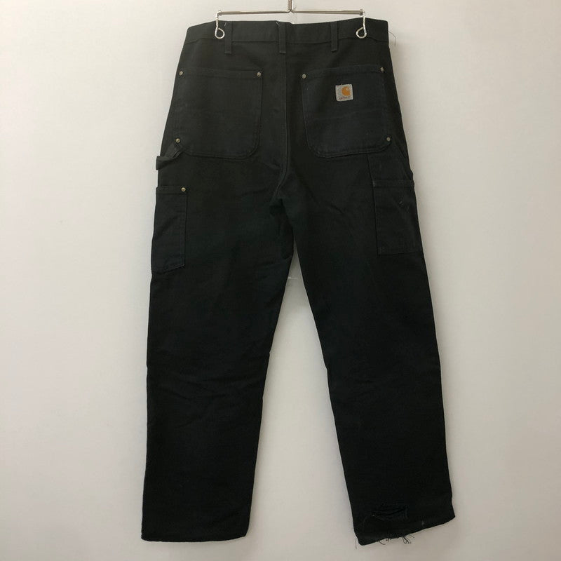 【中古品】【メンズ】 Carhartt カーハート DOUBLE KNEE DUCK WORK PANTS 801BLK ダブルニー ダック ワークパンツ ボトムス 156-250301-kk-05-tei サイズ：表記消え 下記参照 カラー：ブラック 万代Net店