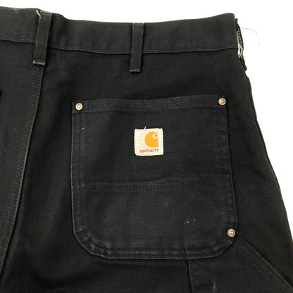 【中古品】【メンズ】 Carhartt カーハート DOUBLE KNEE DUCK WORK PANTS 801BLK ダブルニー ダック ワークパンツ ボトムス 156-250301-kk-05-tei サイズ：表記消え 下記参照 カラー：ブラック 万代Net店