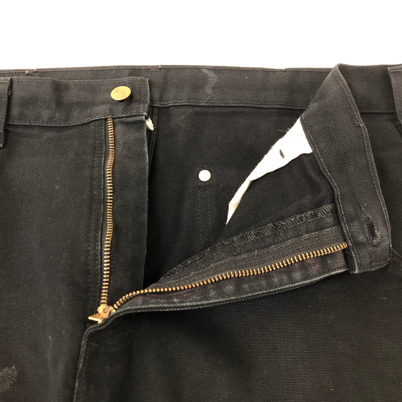 【中古品】【メンズ】 Carhartt カーハート DOUBLE KNEE DUCK WORK PANTS 801BLK ダブルニー ダック ワークパンツ ボトムス 156-250301-kk-05-tei サイズ：表記消え 下記参照 カラー：ブラック 万代Net店