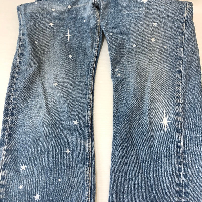 【中古品】【メンズ】  Fake AS Flowers フェイクアスフラワーズ LEVI'S REMAKE DENIM PANTS リーバイス リメイクデニムパンツ ボトムス 151-250228-kk-06-tei サイズ：32 カラー：ライトインディゴ 万代Net店