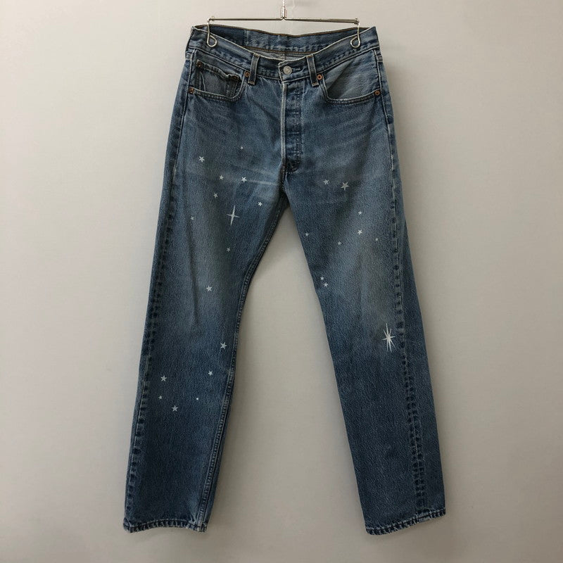 【中古品】【メンズ】  Fake AS Flowers フェイクアスフラワーズ LEVI'S REMAKE DENIM PANTS リーバイス リメイクデニムパンツ ボトムス 151-250228-kk-06-tei サイズ：32 カラー：ライトインディゴ 万代Net店