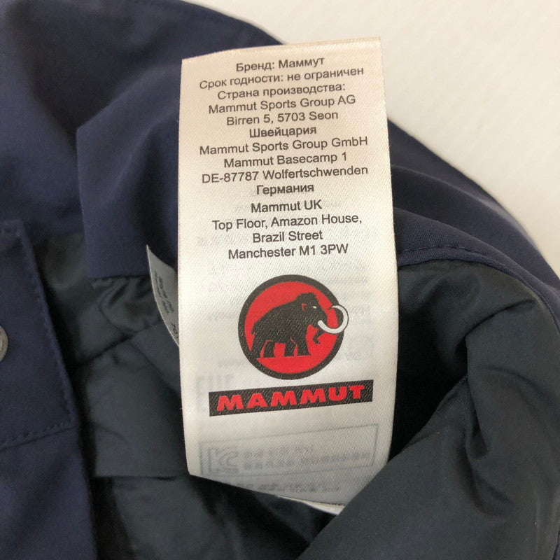 【中古美品】【メンズ】 Mammut マムート STONEY HS THERMO PANTS 1020-12730 ストーニーハードシェル サーモ パンツ ボトムス スキーウェア 120-250228-kk-12-tei サイズ：S カラー：MARINE‐WHITE 万代Net店