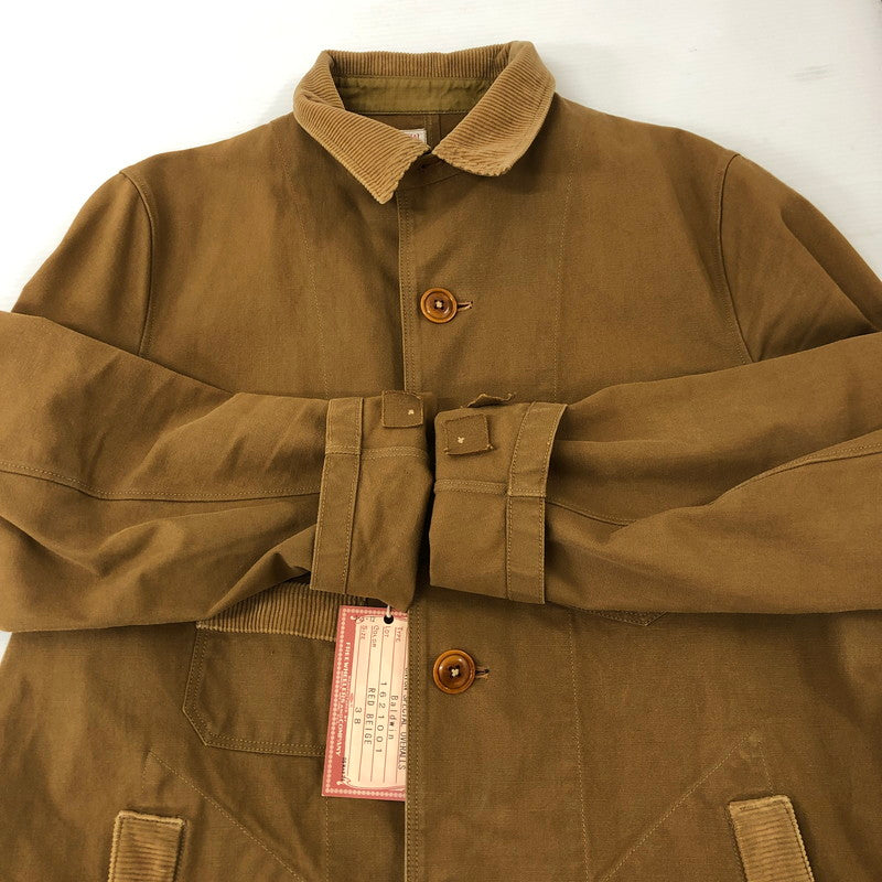 【中古品】【メンズ】  FREEWHEELERS フリーホイーラーズ THE UNION SPECIAL OVERALLS 1890~1910s STYLE WORK CLOTHING BALDWIN ボルドウィン ワークコート アウター 145-250224-kk-23-tei サイズ：38 カラー：RED BEIGE 万代Net店