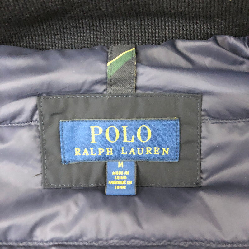 【中古品】【メンズ】 POLO RALPH LAUREN ポロ・ラルフローレン M-65 DOWN FIELD JACKET ダウンフィールドジャケット アウター ミリタリー ダウンジャケット 145-250224-kk-22-tei サイズ：M カラー：ネイビー 万代Net店