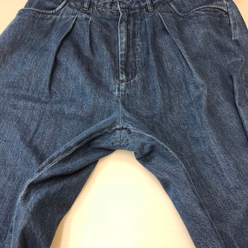 【中古品】【メンズ】  FARAH ファーラー TWO-TUCK WIDETAPERED PANTS FR0301-M4005 ツータック ワイドテーパードパンツ ボトムス 151-250228-kk-03-tei サイズ：34 カラー：インディゴ 万代Net店