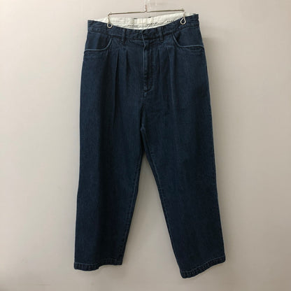 【中古品】【メンズ】  FARAH ファーラー TWO-TUCK WIDETAPERED PANTS FR0301-M4005 ツータック ワイドテーパードパンツ ボトムス 151-250228-kk-03-tei サイズ：34 カラー：インディゴ 万代Net店