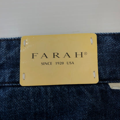 【中古品】【メンズ】  FARAH ファーラー TWO-TUCK WIDETAPERED PANTS FR0301-M4005 ツータック ワイドテーパードパンツ ボトムス 151-250228-kk-03-tei サイズ：34 カラー：インディゴ 万代Net店