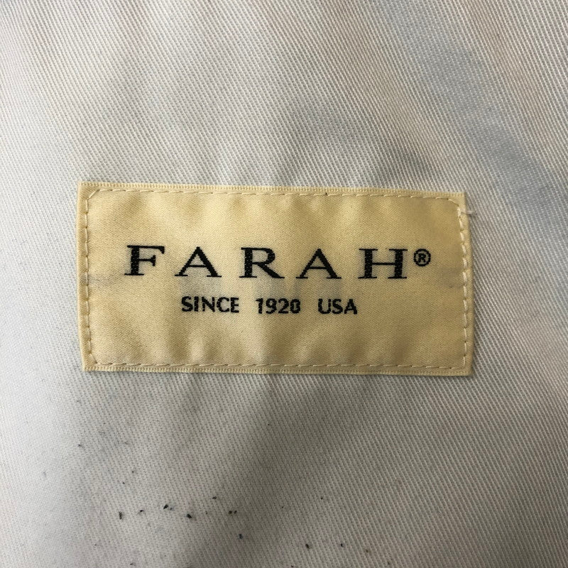 【中古品】【メンズ】  FARAH ファーラー TWO-TUCK WIDETAPERED PANTS FR0301-M4005 ツータック ワイドテーパードパンツ ボトムス 151-250228-kk-03-tei サイズ：34 カラー：インディゴ 万代Net店