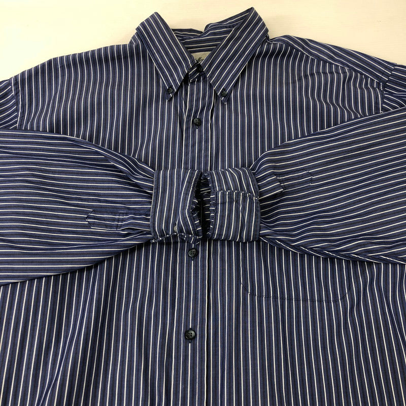 【中古品】【メンズ】  MARVINE PONTIAK マービンポンティアック OXFORD B.D SHIRT MPSM-19025 オックスフォード ボタンダウンシャツ 長袖 トップス 140-250301-kk-08-tei サイズ：ONE SIZE カラー：ブルー 万代Net店