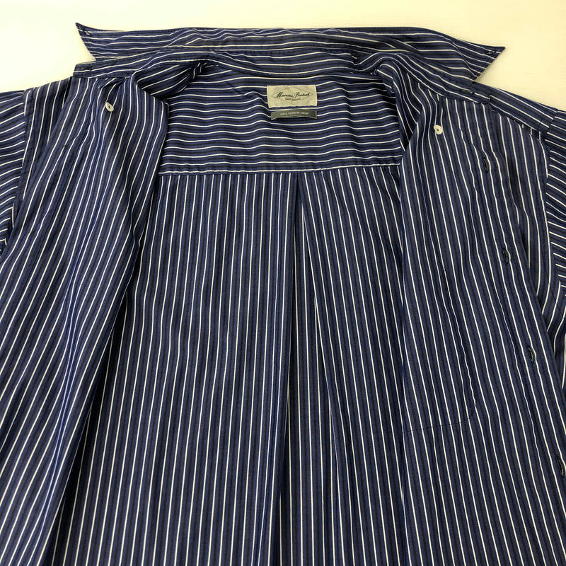 【中古品】【メンズ】  MARVINE PONTIAK マービンポンティアック OXFORD B.D SHIRT MPSM-19025 オックスフォード ボタンダウンシャツ 長袖 トップス 140-250301-kk-08-tei サイズ：ONE SIZE カラー：ブルー 万代Net店