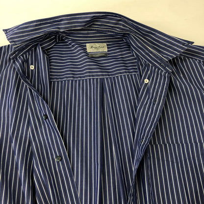 【中古品】【メンズ】  MARVINE PONTIAK マービンポンティアック OXFORD B.D SHIRT MPSM-19025 オックスフォード ボタンダウンシャツ 長袖 トップス 140-250301-kk-08-tei サイズ：ONE SIZE カラー：ブルー 万代Net店