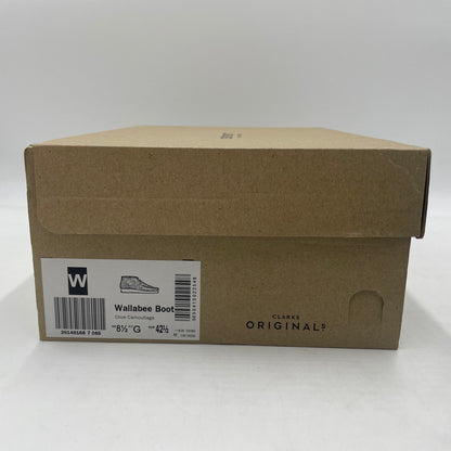 【中古品】【メンズ】 Clarks クラークス × Carhartt カーハート 別注 コラボ WALLABEE BOOT ワラビー ブーツ 靴 スウェード 164-251222-ko-03-tei サイズ：26.5ｃｍ カラー：カーキ 万代Net店