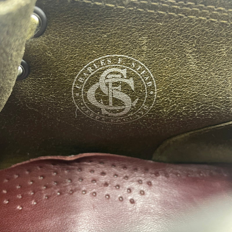 【中古品】【メンズ】 Clarks クラークス × Carhartt カーハート 別注 コラボ WALLABEE BOOT ワラビー ブーツ 靴 スウェード 164-251222-ko-03-tei サイズ：26.5ｃｍ カラー：カーキ 万代Net店