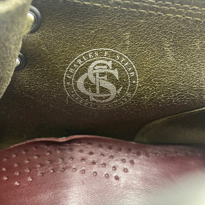 【中古品】【メンズ】 Clarks クラークス × Carhartt カーハート 別注 コラボ WALLABEE BOOT ワラビー ブーツ 靴 スウェード 164-251222-ko-03-tei サイズ：26.5ｃｍ カラー：カーキ 万代Net店