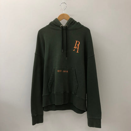 【中古品】【メンズ】  PALM ANGELS パームエンジェルス MONOGRAM LOGO HOODIE PMBB058F19631019 モノグラム ロゴ フーディー トップス プルオーバーパーカー 141-250224-kk-10-tei サイズ：M カラー：グリーン 万代Net店