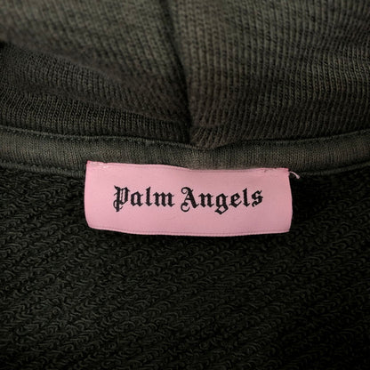 【中古品】【メンズ】  PALM ANGELS パームエンジェルス MONOGRAM LOGO HOODIE PMBB058F19631019 モノグラム ロゴ フーディー トップス プルオーバーパーカー 141-250224-kk-10-tei サイズ：M カラー：グリーン 万代Net店