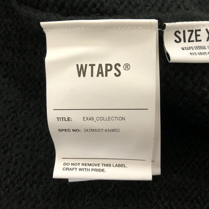 【中古品】【メンズ】 WTAPS ダブルタップス 24AW PALMER/SWEATER/ACRYLIC 242MADT-KNM02 パルマー セーター トップス アクリルニットカーディガン 142-250224-kk-13-tei サイズ：02 カラー：ブラック 万代Net店