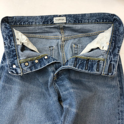 【中古品】【メンズ】 Ron Herman ロンハーマン LOOPLUS USED STRAIGHT DENIM PANT 3620600010 ループラス ユーズド ストレート デニムパンツ ボトムス 152-250228-kk-04-tei サイズ：32 カラー：ライトインディゴ 万代Net店