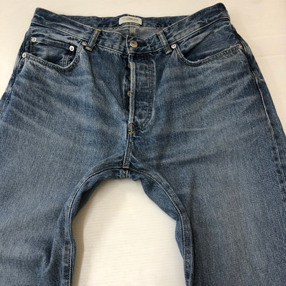 【中古品】【メンズ】 Ron Herman ロンハーマン LOOPLUS USED STRAIGHT DENIM PANT 3620600010 ループラス ユーズド ストレート デニムパンツ ボトムス 152-250228-kk-04-tei サイズ：32 カラー：ライトインディゴ 万代Net店