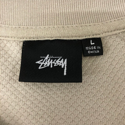 【中古品】【メンズ】 STUSSY ステューシー 24AW WAVE JERSEY CREW 1140358 ウェーブ ジャージ クルー トップス 長袖Tシャツ 142-250301-kk-17-tei サイズ：L カラー：BONE 万代Net店