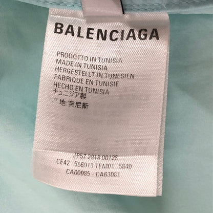 【中古品】【メンズ】 BALENCIAGA バレンシアガ S/S CLASSIC SHIRT 556913 TEM01 ショートスリーブ クラシックシャツ 半袖 トップス 141-250301-kk-10-tei サイズ：37 カラー：ライトブルー 万代Net店