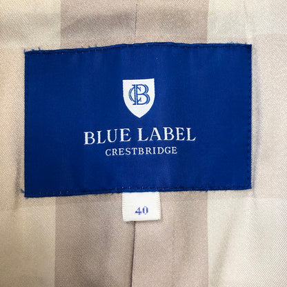 【中古品】【レディース】  BLUE LABEL CRESTBRIDGE ブルーレーベル クレストブリッジ RABBIT FUR COAT 55B35-879-40 ラピッドファーコート アウター 168-250301-kk-25-tei サイズ：40 カラー：ベージュ 万代Net店