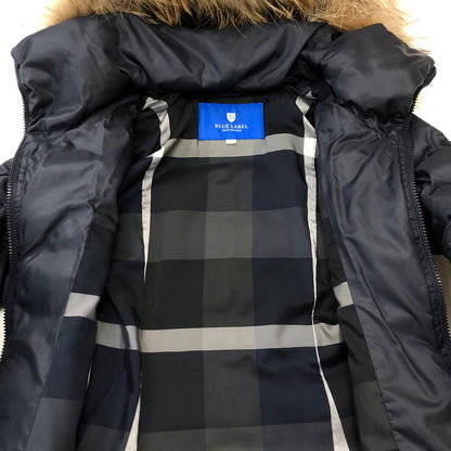 【中古品】【レディース】  BLUE LABEL CRESTBRIDGE ブルーレーベル クレストブリッジ DOWN COAT 55C30-412-29 ダウンコート アウター 168-250301-kk-26-tei サイズ：40 カラー：ブラック 万代Net店