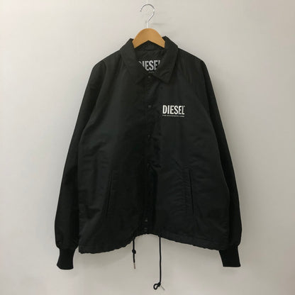 【中古品】【メンズ】 DIESEL ディーゼル COACH JACKET 00SVZY-J-AKIO-A-0KAUX コーチジャケット ライトアウター 141-250301-kk-09-tei サイズ：L カラー：ブラック 万代Net店