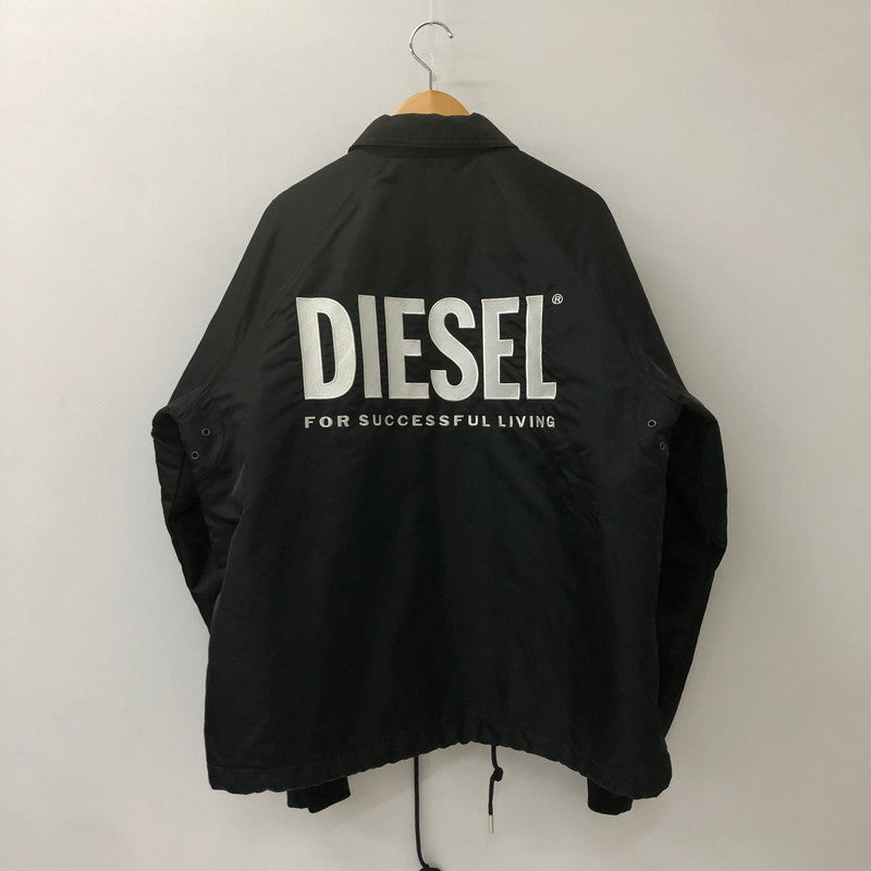 【中古品】【メンズ】 DIESEL ディーゼル COACH JACKET 00SVZY-J-AKIO-A-0KAUX コーチジャケット ライトアウター 141-250301-kk-09-tei サイズ：L カラー：ブラック 万代Net店