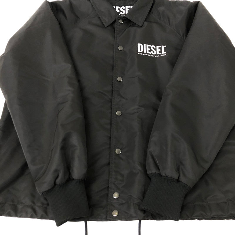 【中古品】【メンズ】 DIESEL ディーゼル COACH JACKET 00SVZY-J-AKIO-A-0KAUX コーチジャケット ライトアウター 141-250301-kk-09-tei サイズ：L カラー：ブラック 万代Net店