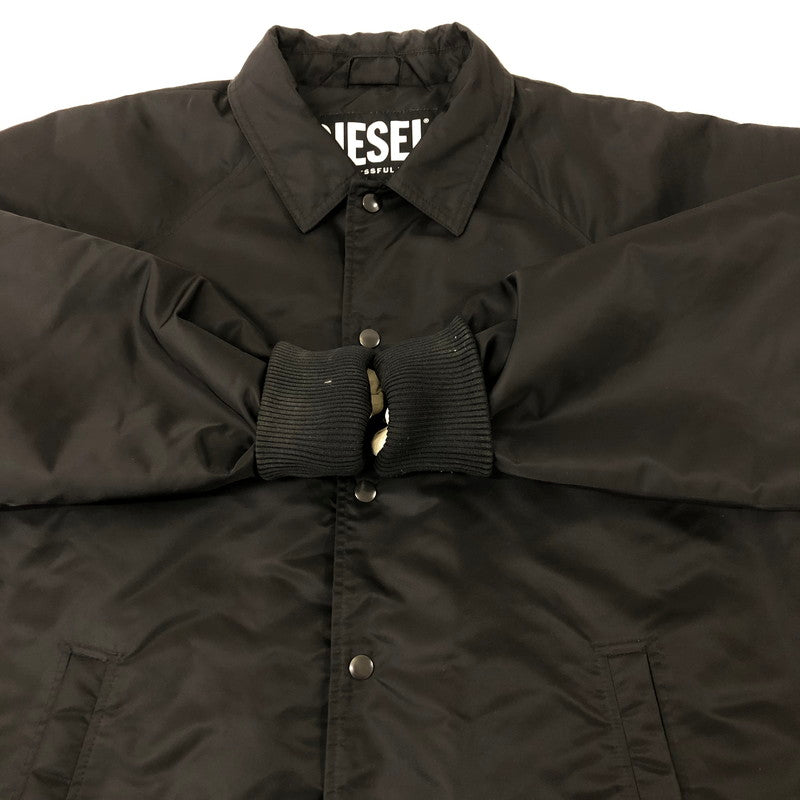 【中古品】【メンズ】 DIESEL ディーゼル COACH JACKET 00SVZY-J-AKIO-A-0KAUX コーチジャケット ライトアウター 141-250301-kk-09-tei サイズ：L カラー：ブラック 万代Net店