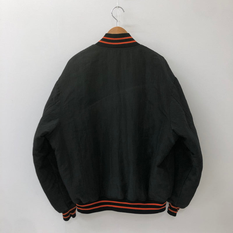 【中古品】【メンズ】  DIAMOND COLLECTION by STARTER ダイヤモンドコレクション バイ スターター 90's MLB SAN FRANCISCO GIANTS NYLON VARSITY JACKET サンフランシスコ・ジャイアンツ ナイロンバーシティージャケット アウター 145-250301-kk-21-tei サイズ：L カラー：ブラック 万代Net店