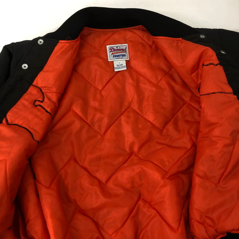 【中古品】【メンズ】  DIAMOND COLLECTION by STARTER ダイヤモンドコレクション バイ スターター 90's MLB SAN FRANCISCO GIANTS NYLON VARSITY JACKET サンフランシスコ・ジャイアンツ ナイロンバーシティージャケット アウター 145-250301-kk-21-tei サイズ：L カラー：ブラック 万代Net店