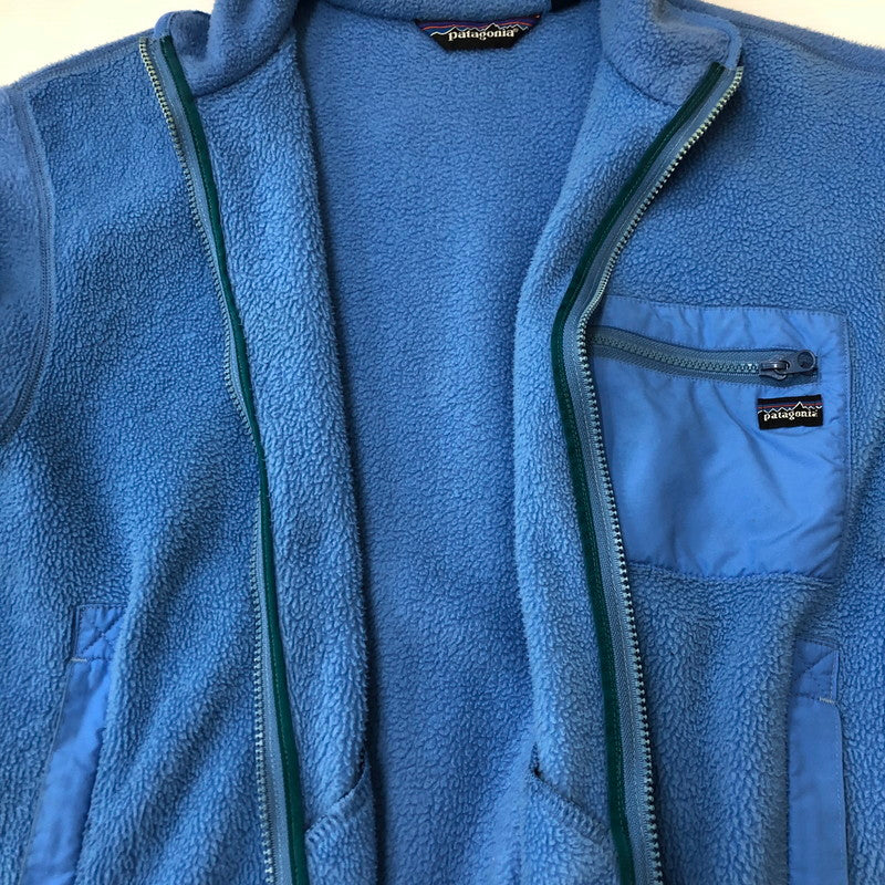 【中古品】【レディース】 patagonia パタゴニア 90's FLEECE JACKET 25029 90年代 フリースジャケット ライトアウター 144-250228-kk-28-tei サイズ：10 カラー：ライトブルー 万代Net店