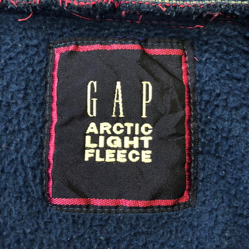 【中古品】【メンズ】 GAP ギャップ 90's ARCTIC LIGHT FLEECE PULLOVER JACKET 90年代 アークティック ライトフリース プルオーバージャケット ライトアウター 147-250306-kk-46-tei サイズ：S カラー：ピンク/ネイビー 万代Net店