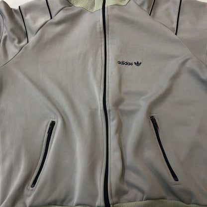 【中古品】【メンズ】 adidas アディダス 80's TRACK JACKET VINTAGE 80年代 トラックジャケット ライトアウター ジャージ 三角タグ ヴィンテージ 148-250306-kk-47-tei サイズ：L カラー：グレー 万代Net店