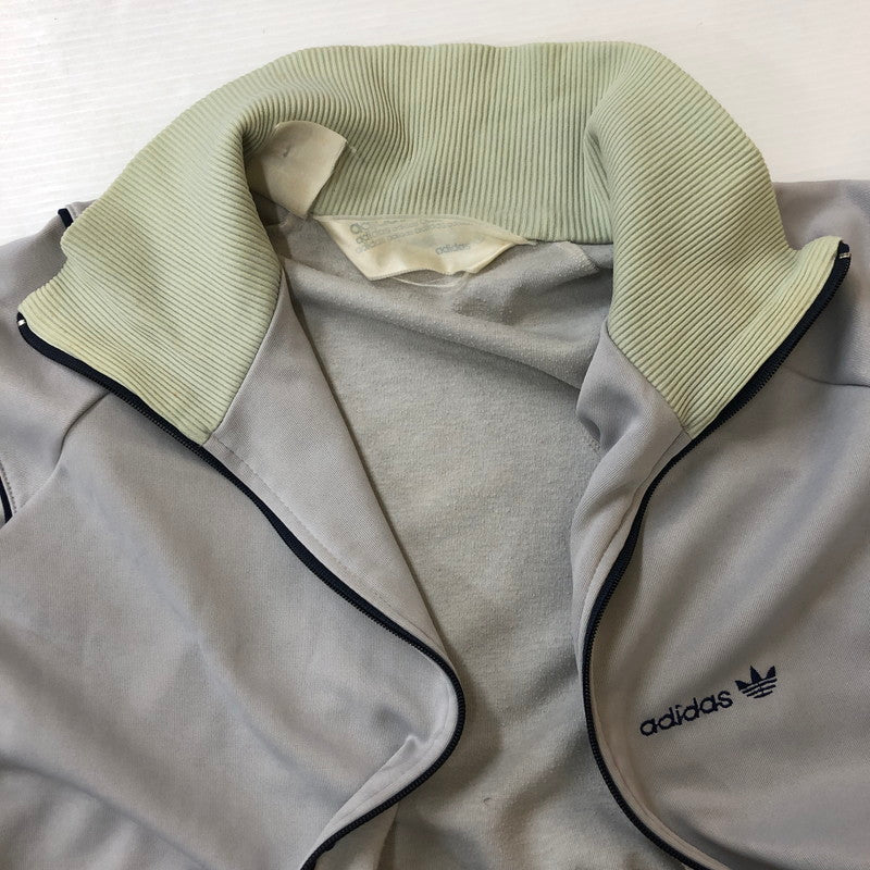 【中古品】【メンズ】 adidas アディダス 80's TRACK JACKET VINTAGE 80年代 トラックジャケット ライトアウター ジャージ 三角タグ ヴィンテージ 148-250306-kk-47-tei サイズ：L カラー：グレー 万代Net店