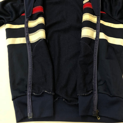 【中古品】【メンズ】 adidas アディダス 70's VENTEX TRACK JACKET VINTAGE 70年代 ヴェンテックス トラックジャケット ライトアウター ジャージ ヴィンテージ 148-250306-kk-48-tei サイズ：174 カラー：ネイビー 万代Net店