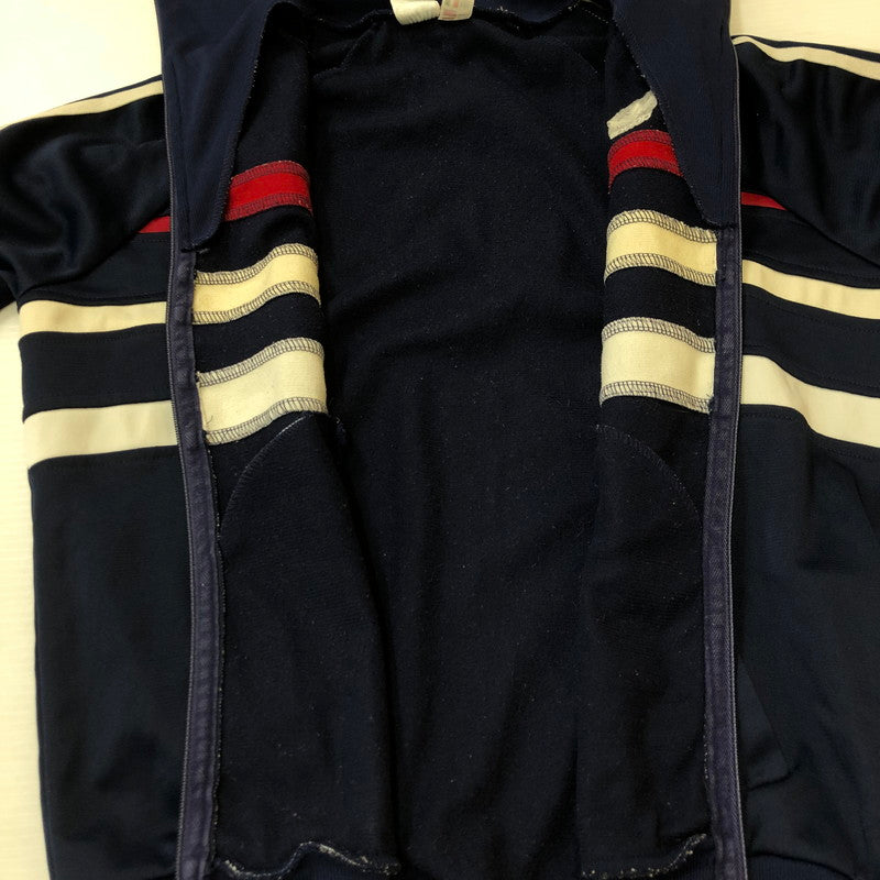 【中古品】【メンズ】 adidas アディダス 70's VENTEX TRACK JACKET VINTAGE 70年代 ヴェンテックス トラックジャケット ライトアウター ジャージ ヴィンテージ 148-250306-kk-48-tei サイズ：174 カラー：ネイビー 万代Net店