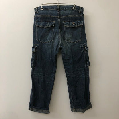 【中古品】【メンズ】 A BATHING APE アベイシングエイプ DENIM CARGO PANTS デニムカーゴパンツ ボトムス 153-250228-kk-13-tei サイズ：L カラー：インディゴ 万代Net店