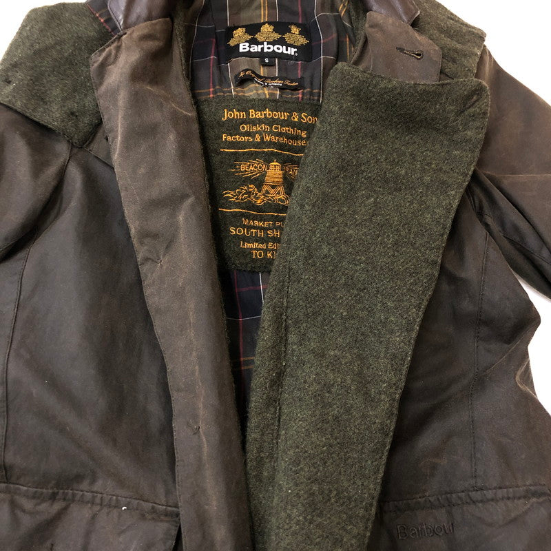 【中古品】【メンズ】  BARBOUR バブアー × TO KI TO トキト 別注 コラボ SPORTS JACKET MWX0364OL71 スポーツジャケット アウター オイルドジャケット 141-250228-kk-25-tei サイズ：S カラー：オリーブ 万代Net店