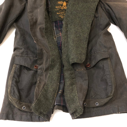 【中古品】【メンズ】  BARBOUR バブアー × TO KI TO トキト 別注 コラボ SPORTS JACKET MWX0364OL71 スポーツジャケット アウター オイルドジャケット 141-250228-kk-25-tei サイズ：S カラー：オリーブ 万代Net店