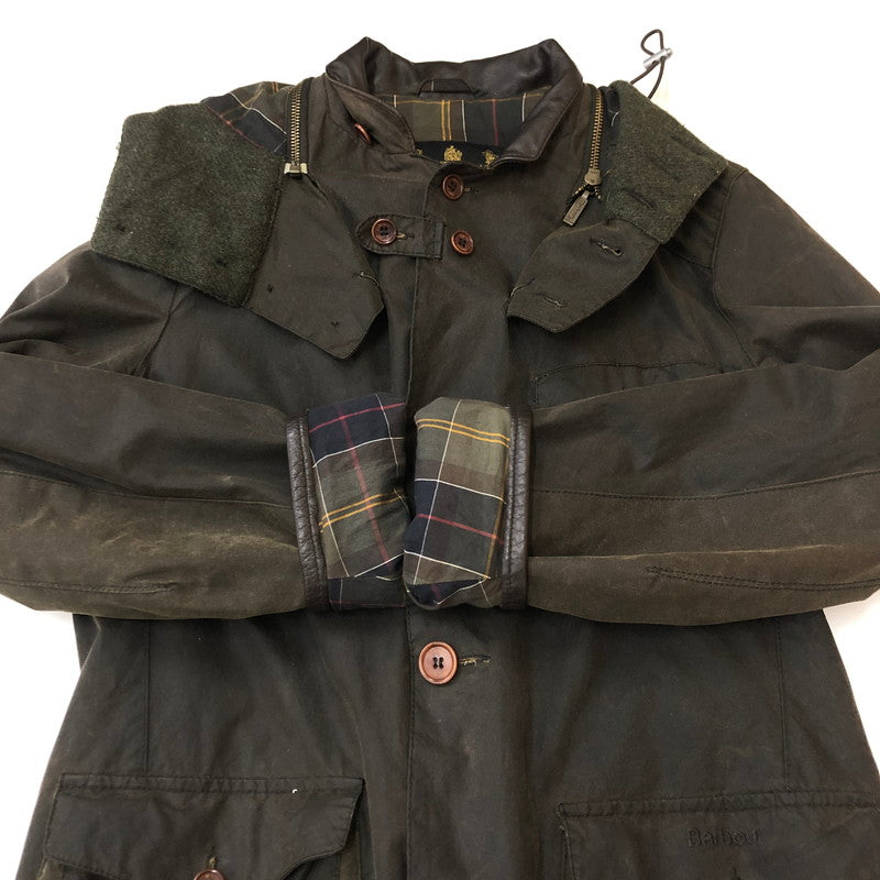 【中古品】【メンズ】  BARBOUR バブアー × TO KI TO トキト 別注 コラボ SPORTS JACKET MWX0364OL71 スポーツジャケット アウター オイルドジャケット 141-250228-kk-25-tei サイズ：S カラー：オリーブ 万代Net店