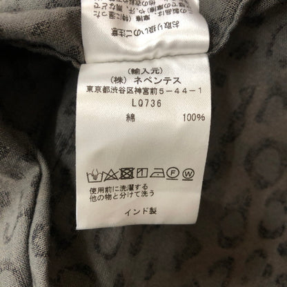 【中古品】【メンズ】 South2 West8 サウスツーウェストエイト V NECK ARMY SHIRT LQ736 ブイネック アーミーシャツ 長袖 トップス 140-250228-kk-21-tei サイズ：S カラー：LEOPARD 万代Net店