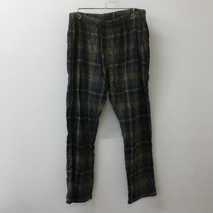 【中古品】【メンズ】 South2 West8 サウスツーウェストエイト STRING SLACK PANT IN870 ストリング スラックパンツ ボトムス 総柄 イージーパンツ 151-250228-kk-16-tei サイズ：L カラー：マルチカラー 万代Net店