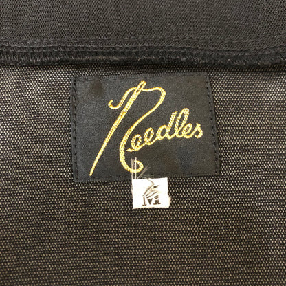 【中古品】【メンズ】 Needles ニードルス V NECK CARDIGAN POLY MESH KP243 ブイネックカーディガン ポリーメッシュ トップス 140-250228-kk-22-tei サイズ：M カラー：ブラック 万代Net店