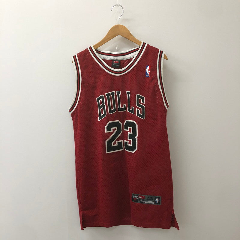 【中古品】【メンズ】 NIKE ナイキ 90's CHICAGO BULLS #23 MICHAEL JORDAN HOME JERSEY 90年代 シカゴ・ブルズ マイケル・ジョーダン ホームジャージ ユニフォーム 148-250228-kk-32-tei サイズ：M カラー：レッド 万代Net店