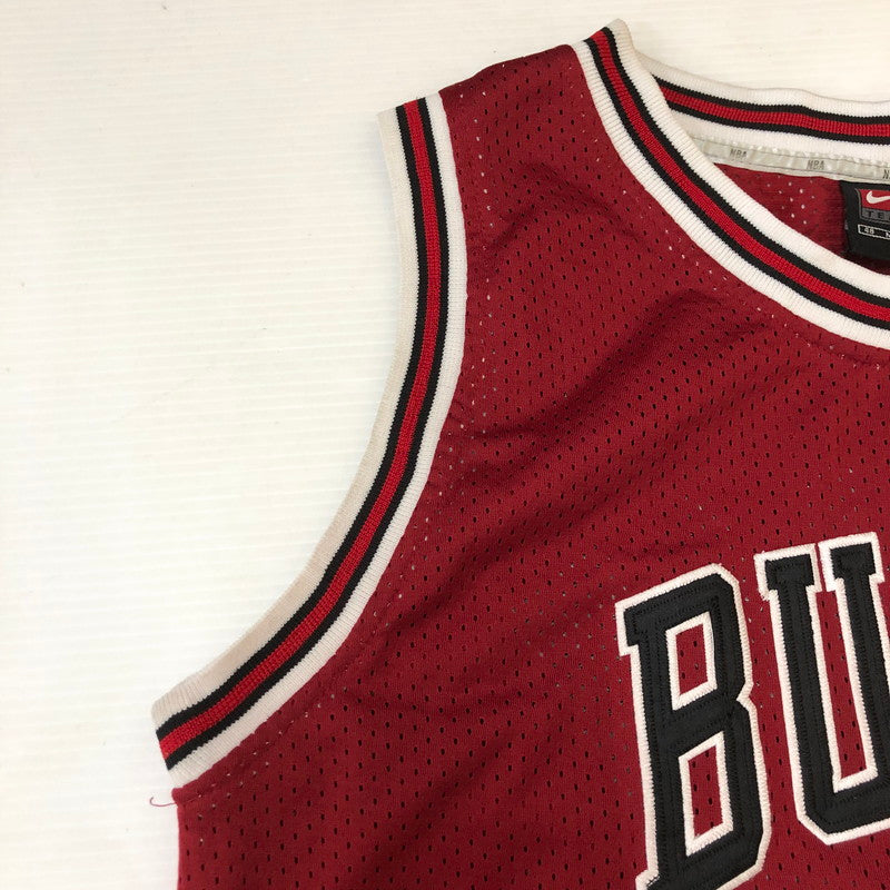 【中古品】【メンズ】 NIKE ナイキ 90's CHICAGO BULLS #23 MICHAEL JORDAN HOME JERSEY 90年代 シカゴ・ブルズ マイケル・ジョーダン ホームジャージ ユニフォーム 148-250228-kk-32-tei サイズ：M カラー：レッド 万代Net店