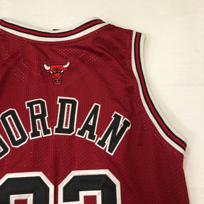 【中古品】【メンズ】 NIKE ナイキ 90's CHICAGO BULLS #23 MICHAEL JORDAN HOME JERSEY 90年代 シカゴ・ブルズ マイケル・ジョーダン ホームジャージ ユニフォーム 148-250228-kk-32-tei サイズ：M カラー：レッド 万代Net店