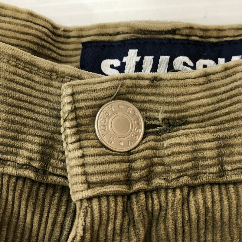 【中古品】【メンズ】 STUSSY ステューシー 00's CORDUROY CARGO SHORTS 00年代 コーデュロイ カーゴショーツ ボトムス ショートパンツ ハーフパンツ 153-250228-kk-14-tei サイズ：32 カラー：カーキ 万代Net店